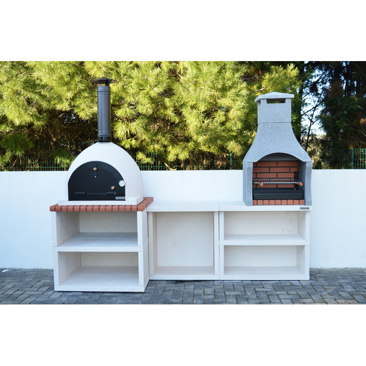 Bbq and pizza oven cheap combined